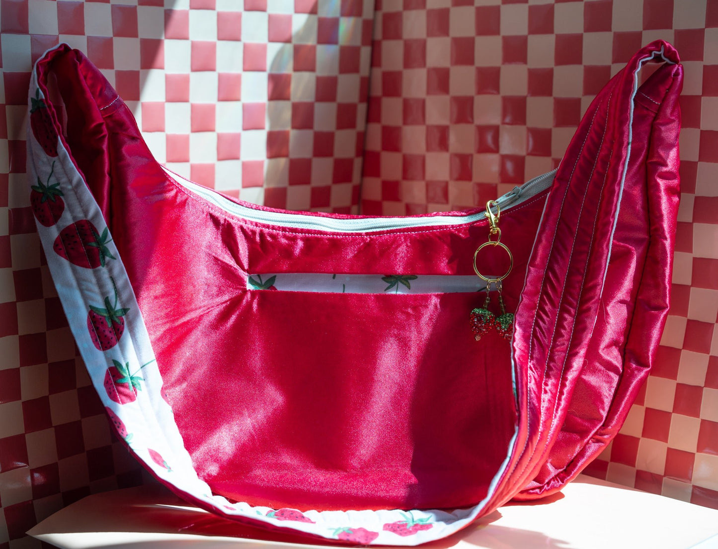 Strawberry Cross Body PurseWebster Wax Company