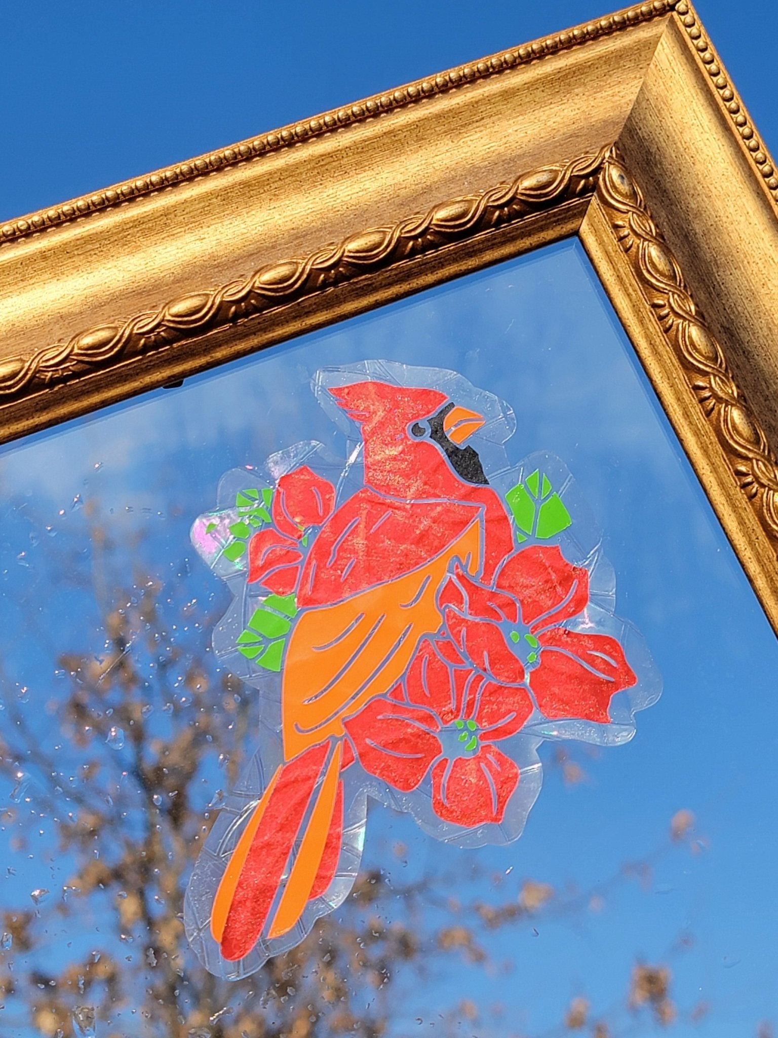 Cardinal Suncatcher Window ClingWebster Wax Company