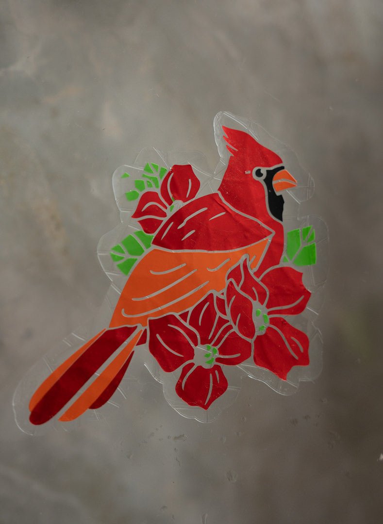 Cardinal Suncatcher Window ClingWebster Wax Company