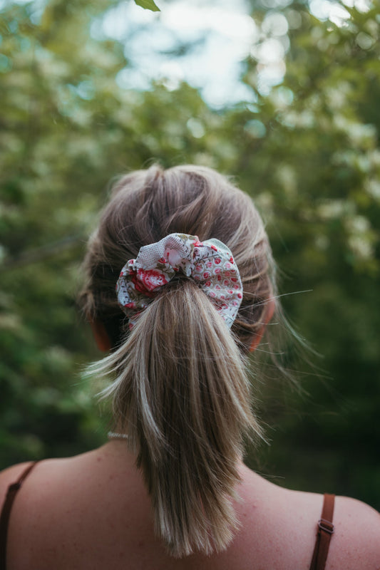 Flower Quilt ScrunchieWebster Wax Company