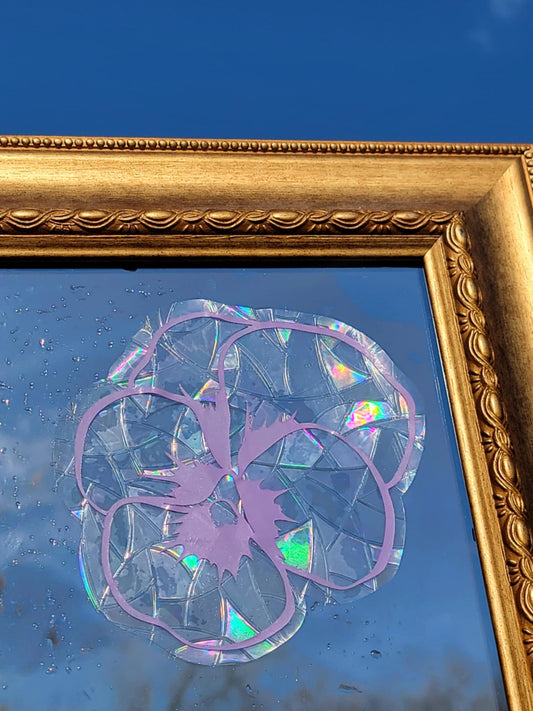 Orchid Suncatcher Window ClingWebster Wax Company