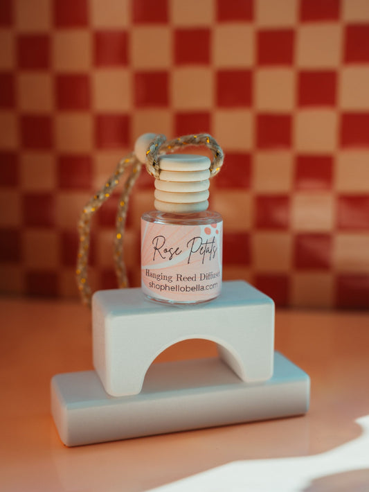 Rose Petals Hanging Car DiffuserWebster Wax Company