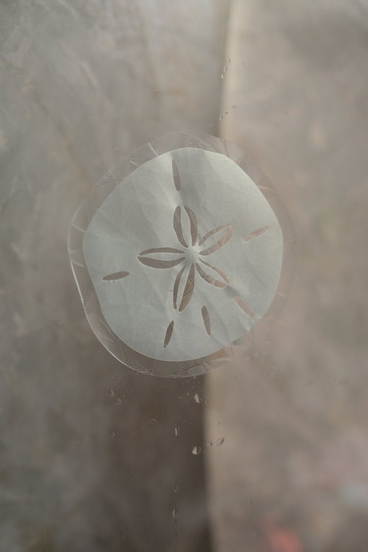 Sand Dollar Suncatcher Window Cling Design 1Webster Wax Company