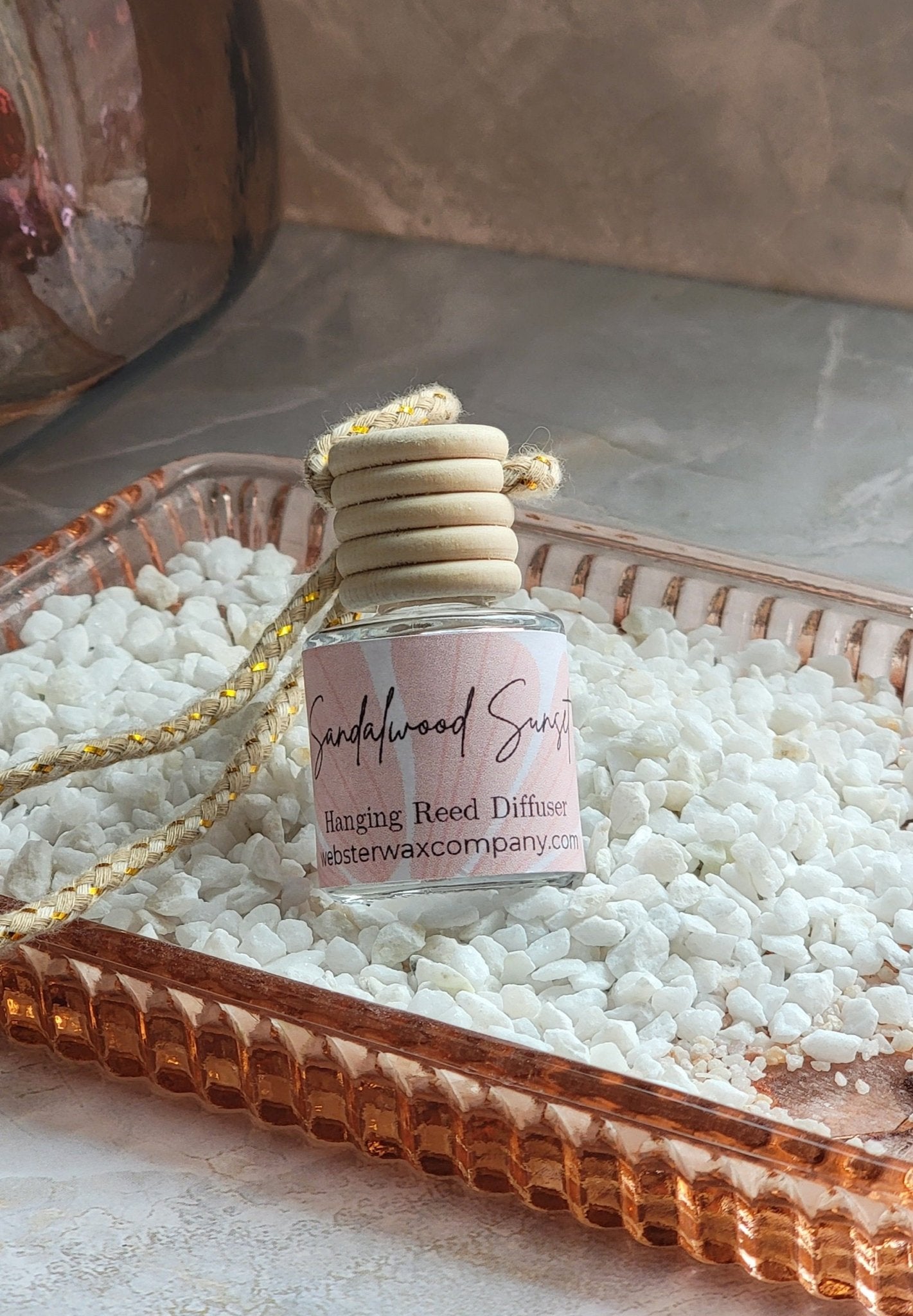 Sandalwood Sunset Hanging Reed DiffuserWebster Wax Company