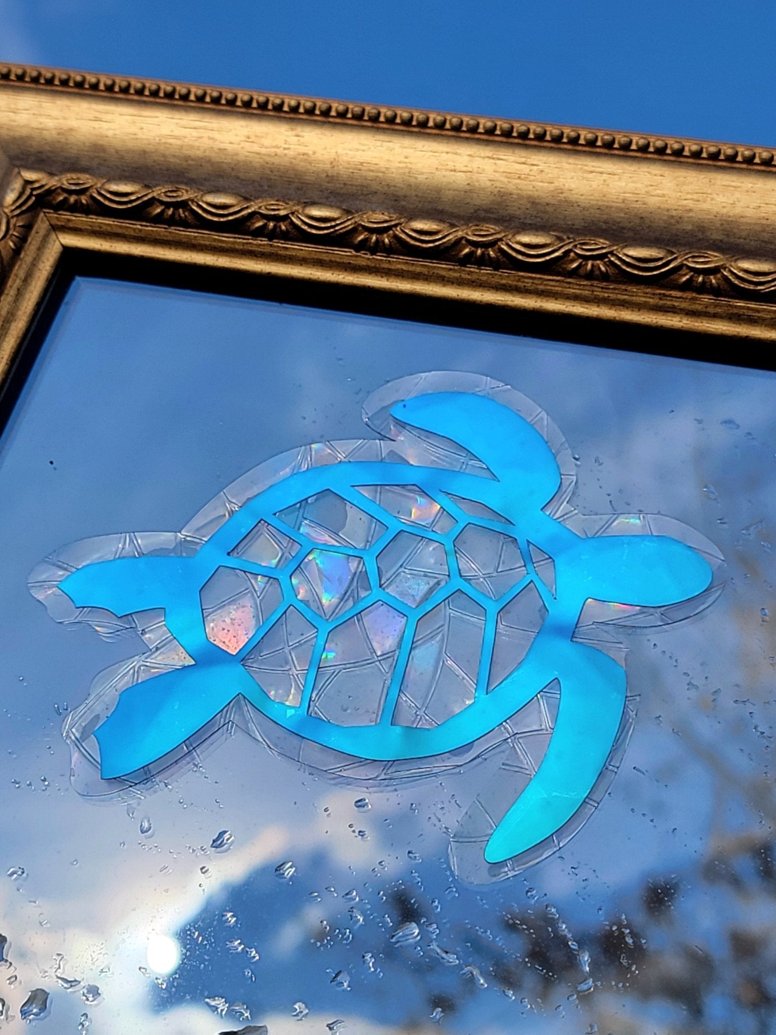 Turtle Suncatcher Window ClingWebster Wax Company