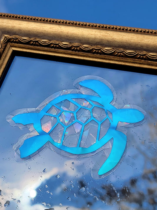 Turtle Suncatcher Window ClingWebster Wax Company